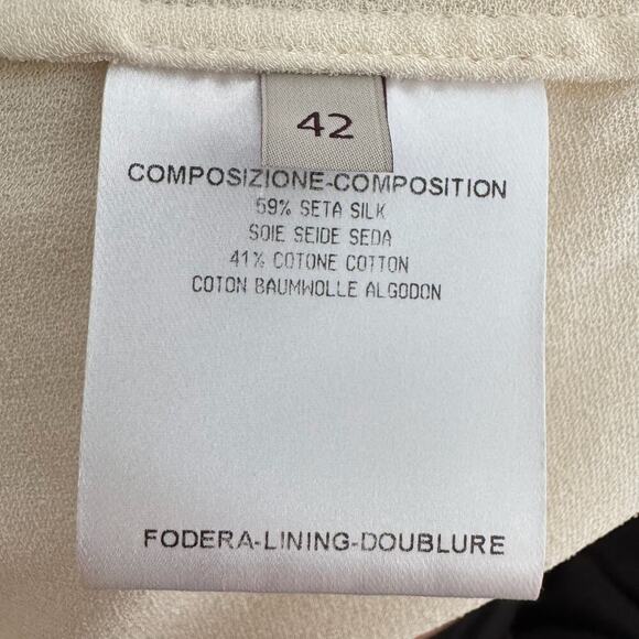 STELLA McCARTNEY Ivory Silk and Lace Cottage Core Tank Top - Picture 10 of 11